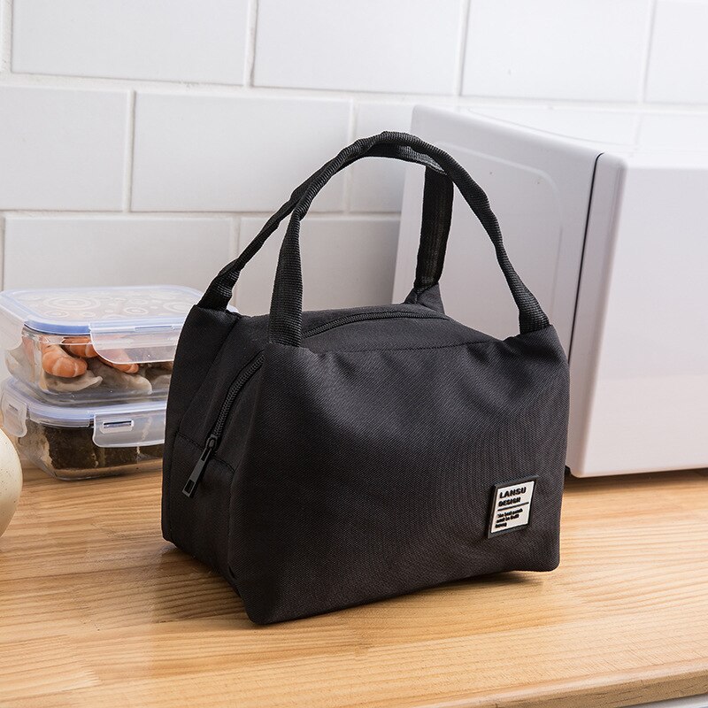 Draagbare isolatie bento box tas lunchbox tas oxford doek aluminiumfolie isolatie opbergzak stofdichte opbergzak