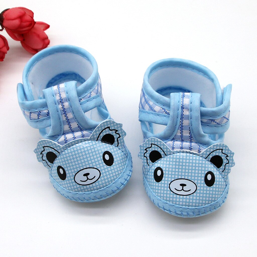 Babyschoenen Schoenen Voor Pasgeboren Baby Meisjes Cartoon Kleine Beer Prewalker Zachte Zool Enkele Schoenen Sneakers Детская Обувь Zapatos