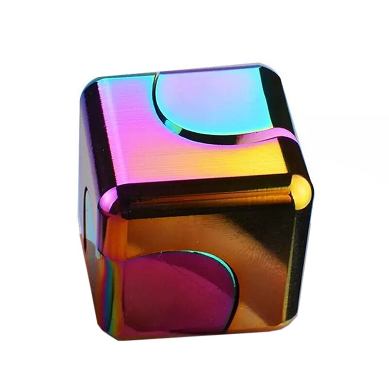 Kleurrijke Spinning Fidget Spinner Stress Relief Speelgoed Metalen Hand Spinner Stille Top Vinger Spinner Pop Het Stress