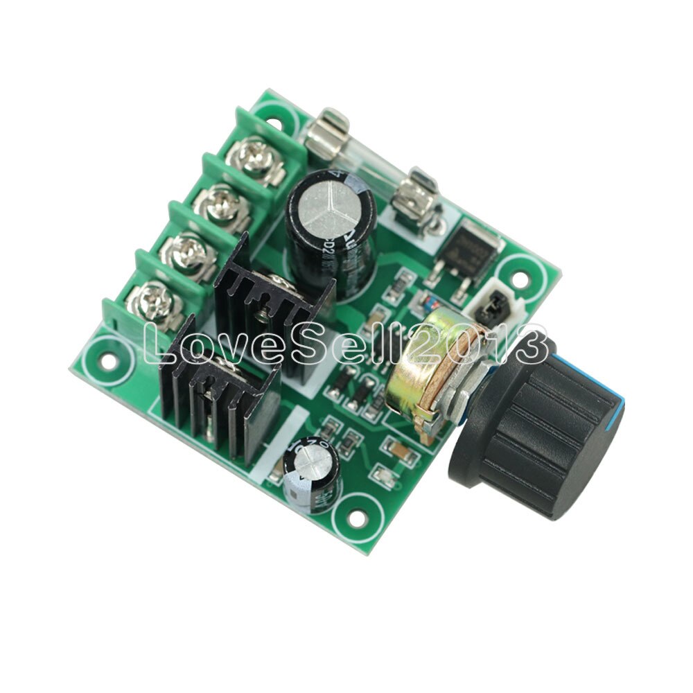 Dc 12v-40v 10a pwm stroommodule motor snelheidsregelaar regelaar+knop