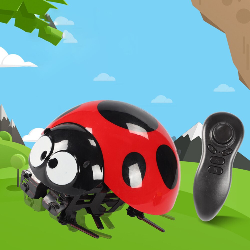 Urodziny dzieci owad domu biedronka robot zdalnego sterowania zabawki dla dzieci prezent plastikowe inteligentny odkryty symulowane boże narodzenie śmieszne