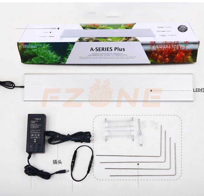 Chihiros série A PLUS couvercle lumineux | Série A PLUS, usine d'éclairage, lumière, couvercle suspendu, luminosité fixe, télécommande aquarium Style ADA
