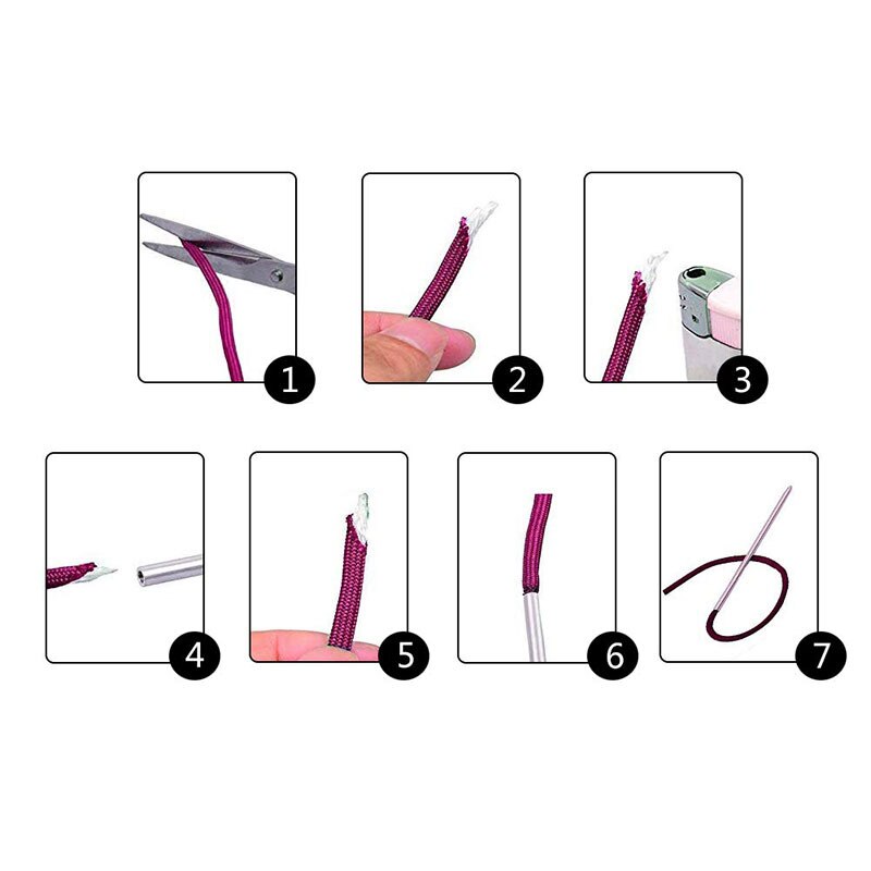 1pcs Paracord Weaving Needles For 550 Paracord Fids Lacing Stitching Stainless Steel Easy Using Stitching Corchet Tools