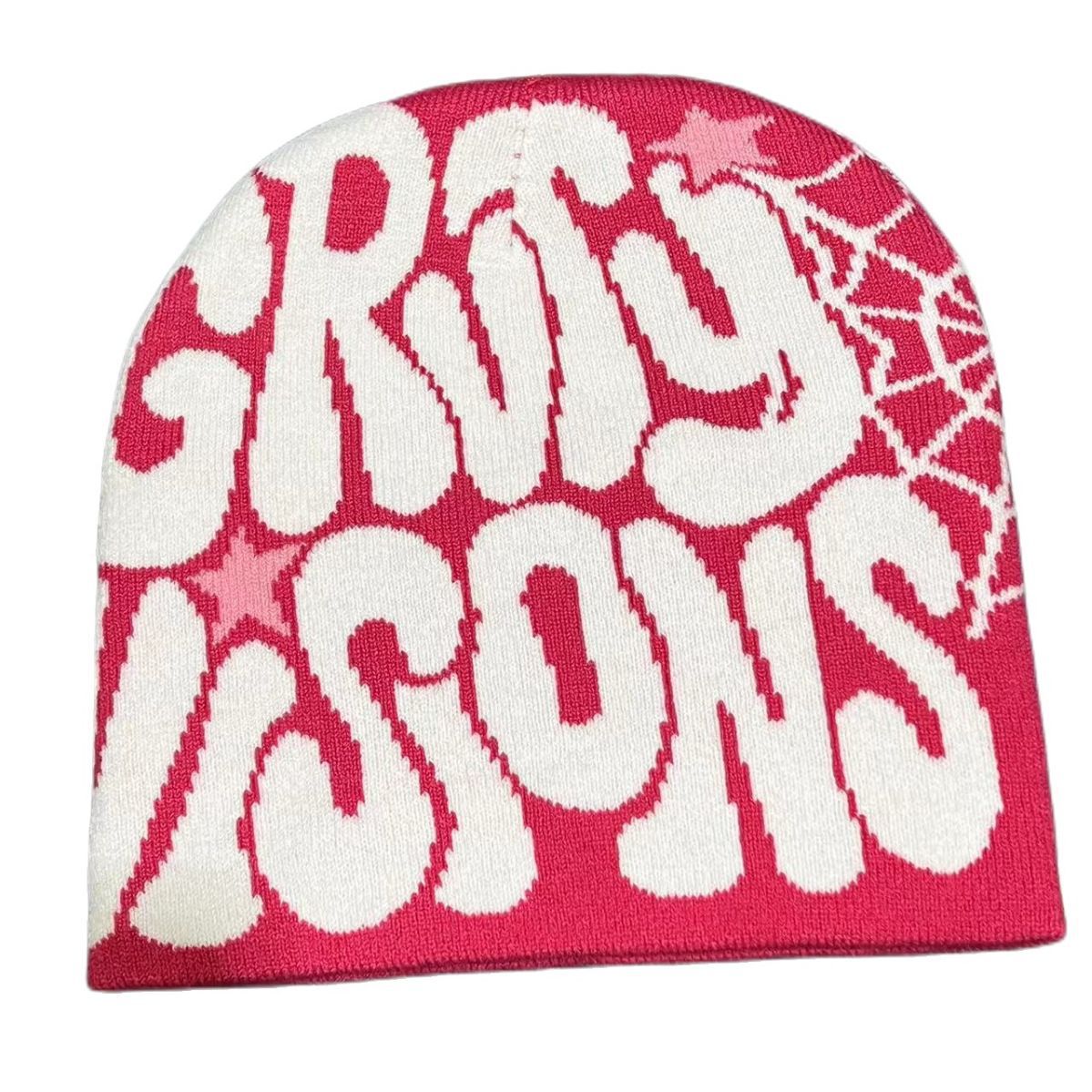 Bonnet en tricot pour hommes et femmes, bonnet de , Y2k, , cent prendre Ins, rouge Net, Niche, casquette froide