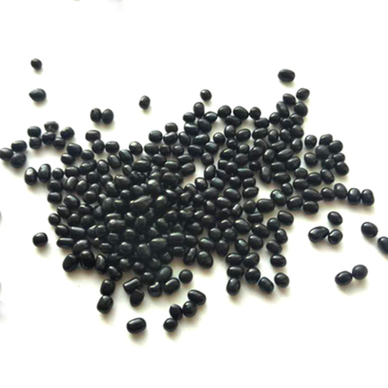 Havblåt glassand, glasperler, farvet glassand, akvarielandskabsdekoration, bundsand akvariebundsand: Sort 4-6mm 500g