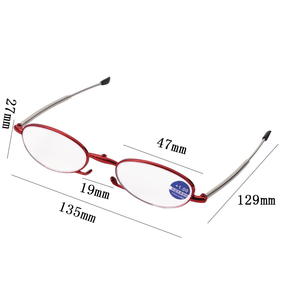 Vintage Alloy kieszonkowe składane okulary do czytania czytanie ramki okularów z pudełkami kobiety mężczyźni nadwzroczność okulary okulary
