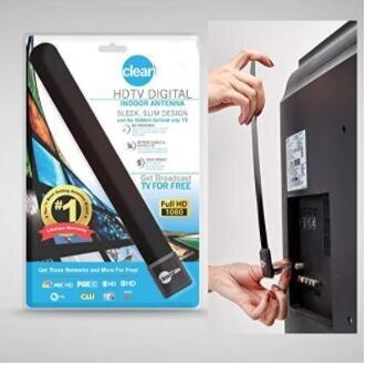 Kompakt hqclear tv -antenne, tv -signalmottaker digital tv -antenne, gratis digital tv, digital
