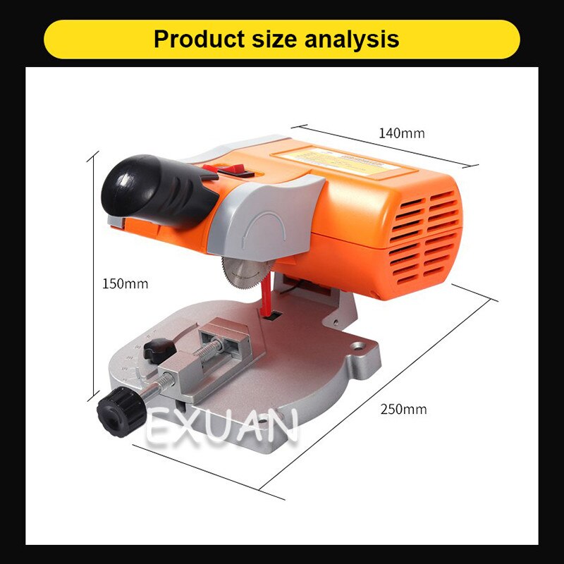small household multifunctional band saw cutting machine 220v electric cutting processing multifunctional desktop 10000r/min