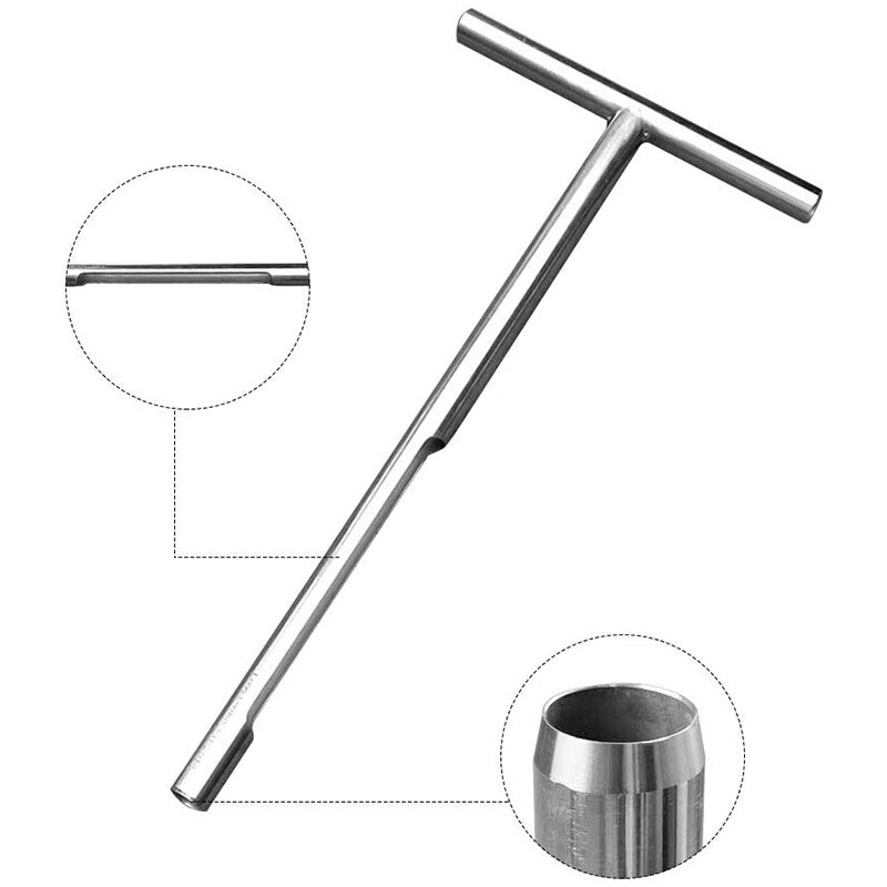20-Inch Soils Sampling Probe, Stainless Steel Soils Test Kit, Sampling of Forests and Golf Courses