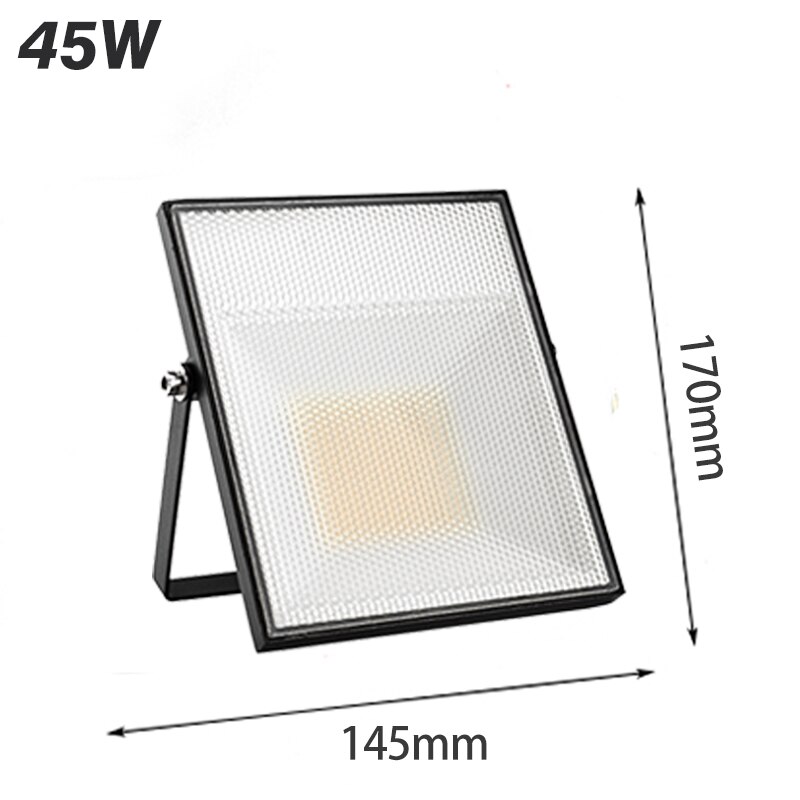 LED Flood Light15W 30W 45W 60W waterproof IP65 Floodlight street Lamp 220V 240V Landscape Lighting Reflector led cast spotlight: 45W 220V / Warm White