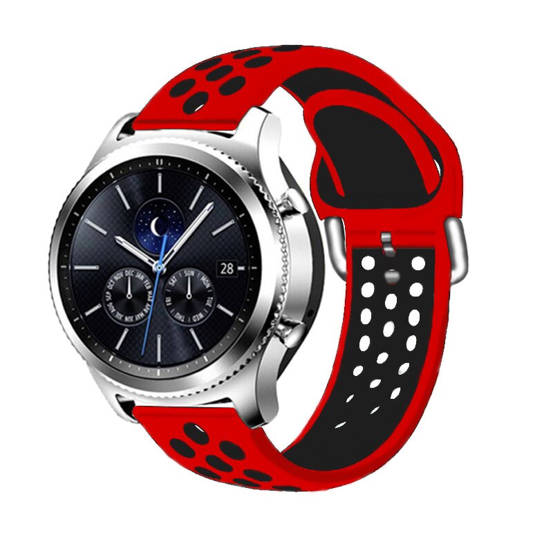 20/22mm pehmeää silikonista urheiluranneke xiaomi amazfit bip gts gtr -ranneke huami amazfit pace stratos gtr 42 47mm -ranneke: G / 22mm