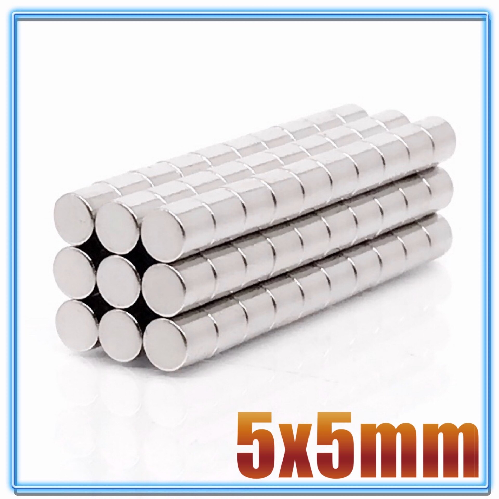 1000Pcs Mini Kleine N35 Ronde Magneet 5X1 5X1.5 5X2 5X3 5X4 5X5 Mm Neodymium Magneet Permanente Ndfeb Super Sterke Krachtige Magneten