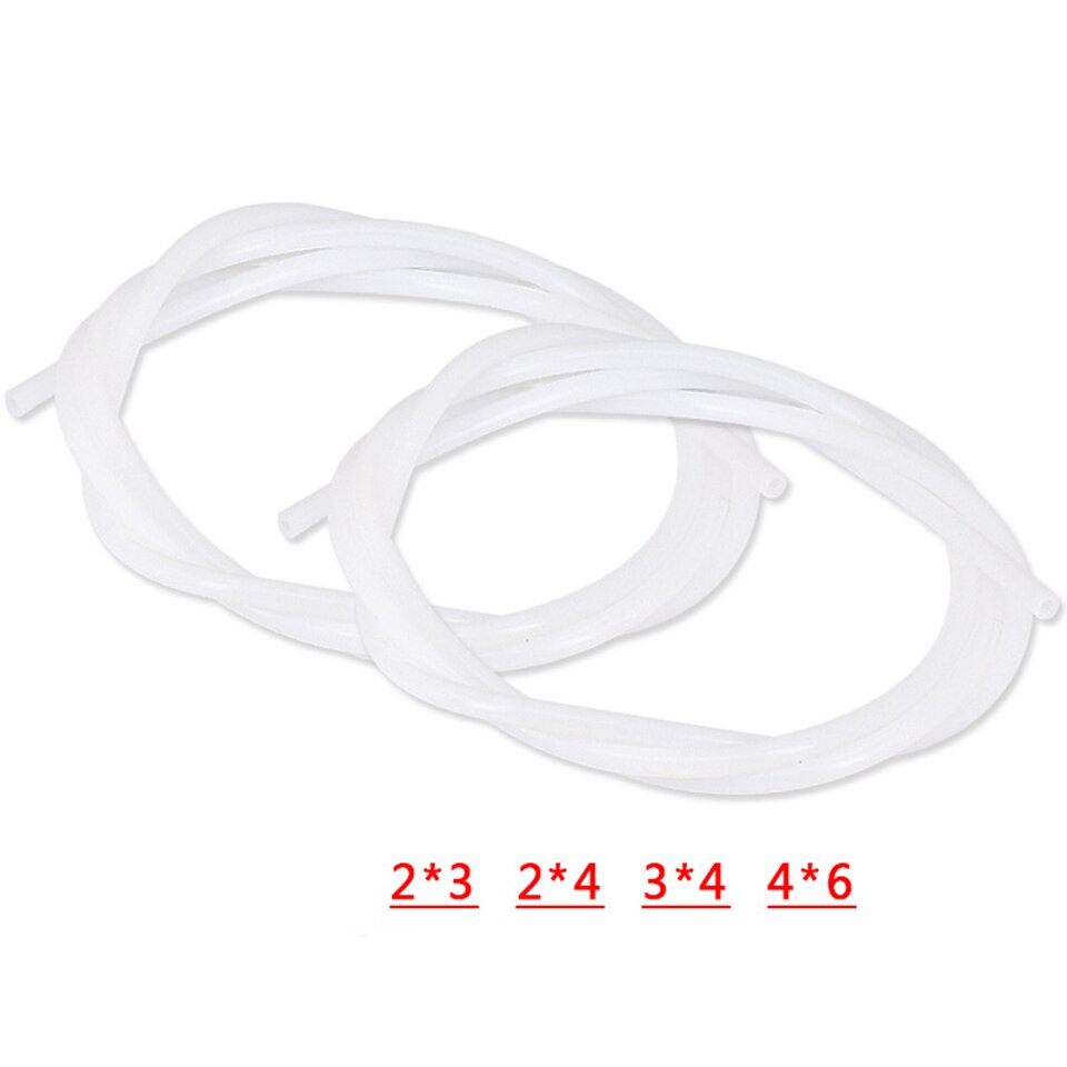 3d printer del 1 meter bowden ekstruder ptfe rør teflon rør til j-head hotend  v5 v6 1.75mm /3mm filament  id 2mm 1mm 3mm od 4mm