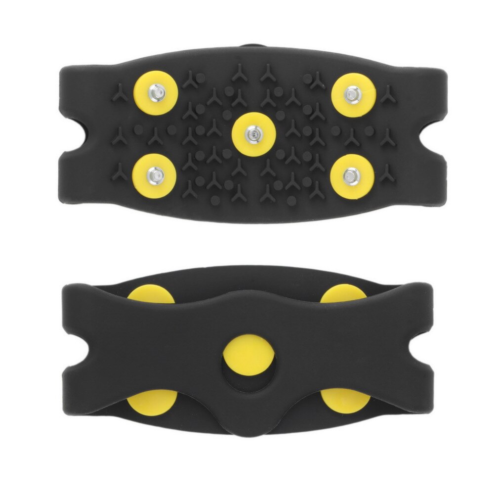 Anti Slip Snow Ice Climbing Spikes Grips Crampon Cleats 5-Stud Shoes Cover