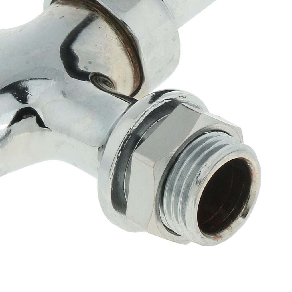 1/2'' Cold Water Faucet Drink Barrel Spigot Tap, Copper, Chrome-Plated