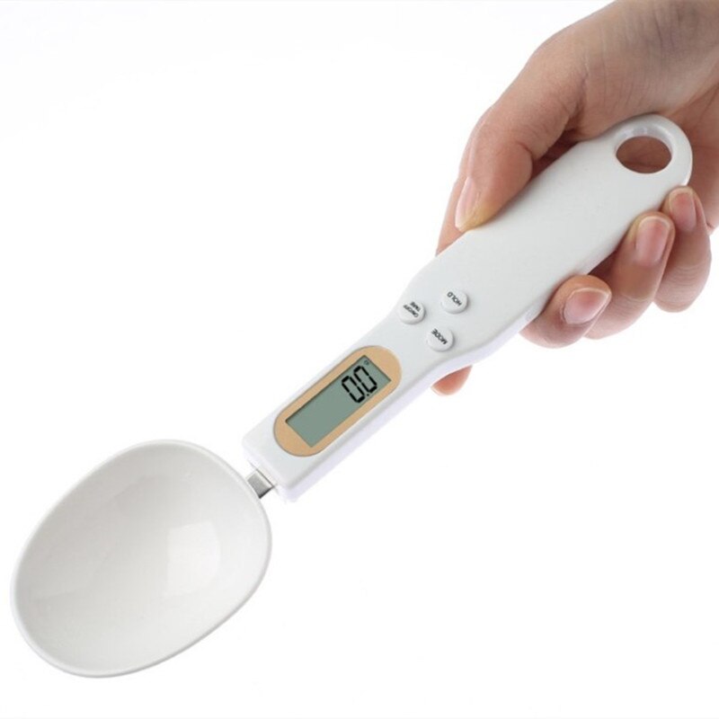 Cuchara medidora Digital con pantalla LCD, Mini báscula de peso para alimentos, herramientas de medición de cocina, 500g/0,1g