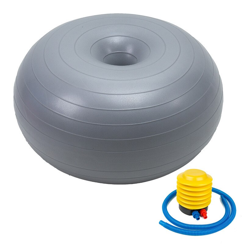 50*28 Cm Anti-Burst Donut Yoga Bal Oefening Opgeblazen Apple Vorm Bal Gym Spier Training Balance bal Voor Workout Fitness