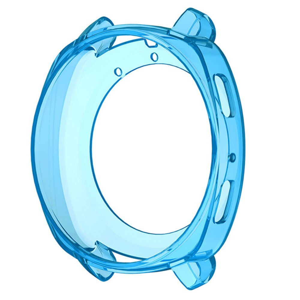 Tpu-bestendige, transparante siliconen beschermhoes voor horlogekasten van samsung gear sport-horloges: Blauw