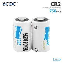 2 Stuks 3.0 V Volt 3V CR2 KCR2 DLCR2 Lithium LiMnO2 Batterijen Voor Polaroid Slr Video Camera Camcorder Elektrische meter Deurbel