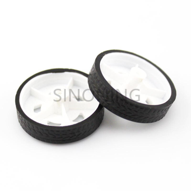 100pcs 26mm Diameter Tires Rubber Toy Car Wheel Part DIY model accessories