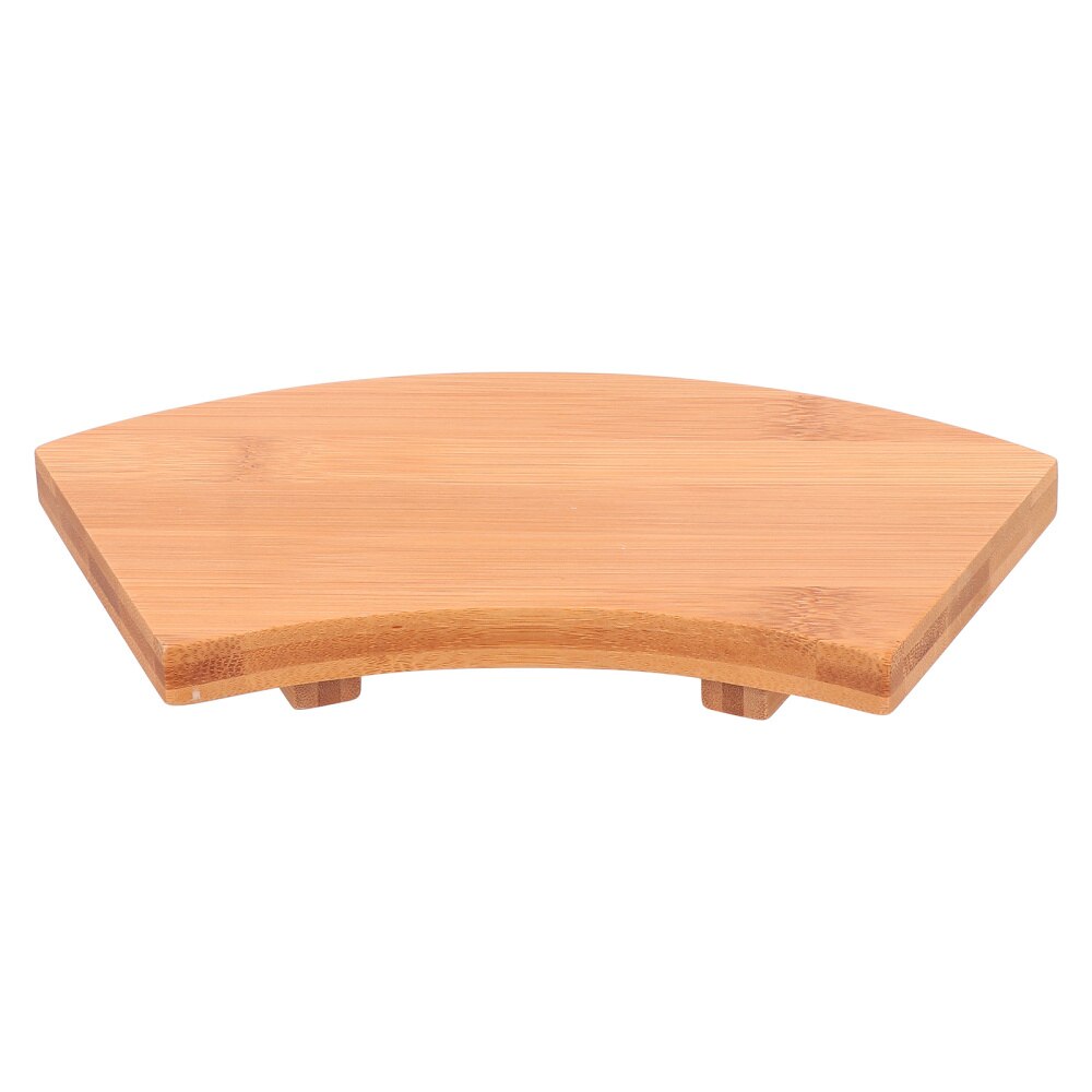 BambooMN Bamboo Sushi Board Tray Rectangle, 11.4 x 6.7