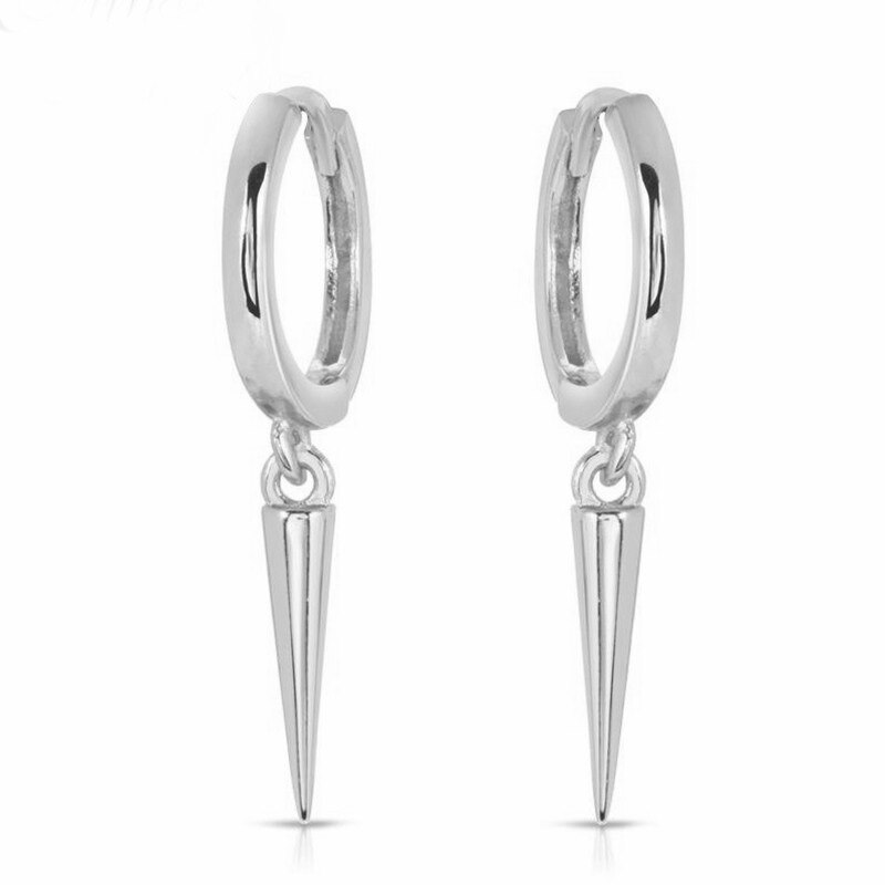 Roxi Koper Wit Zirkoon Stone Oorringen Voor Vrouwen Meisjes Zomer Sieraden Oorbel Ster Cross Klinknagels Huggie Oorbellen Pendientes: 8