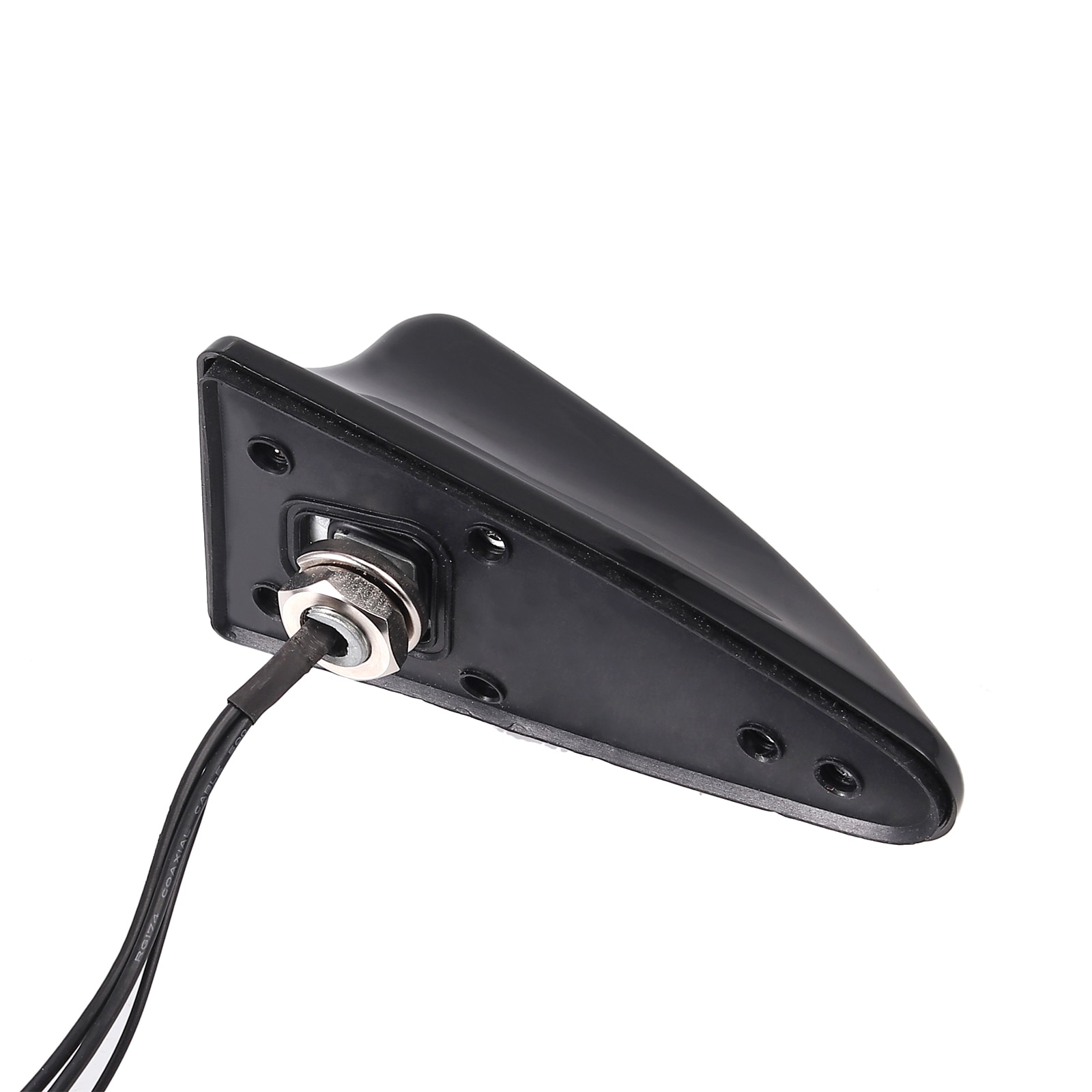 Justech FM Dachantenne Antenne Shark Aktiv SMB Kupplung DIN Stecker 5m For Sony Pioneer Kenwood DAB Radio Signal Aerials