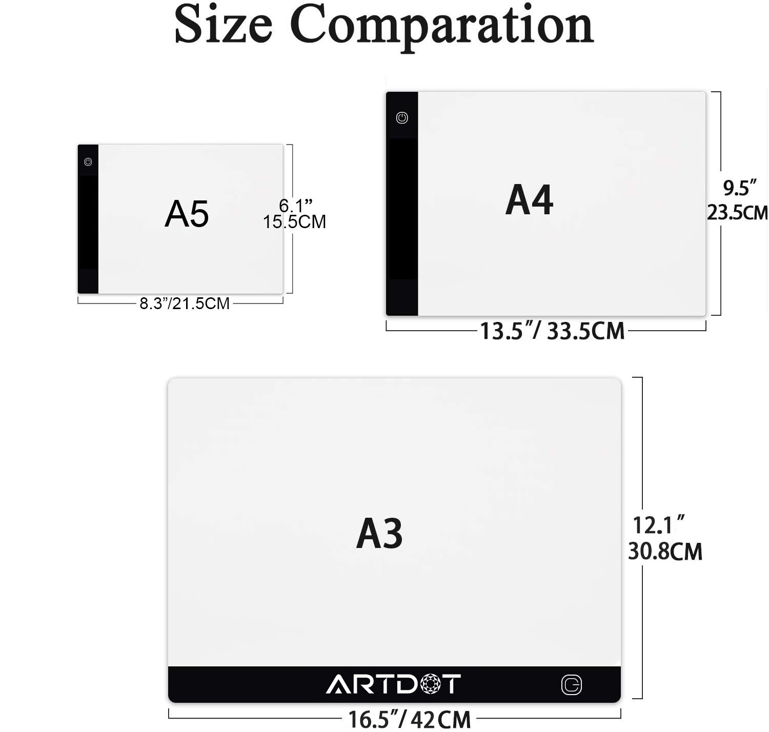 Diamond Painting Accessorie A5/A4/A3 Led Light Pad Lamp Board Tablet for Painting Drawing Diamond Embroidery Tool Kits and Stand