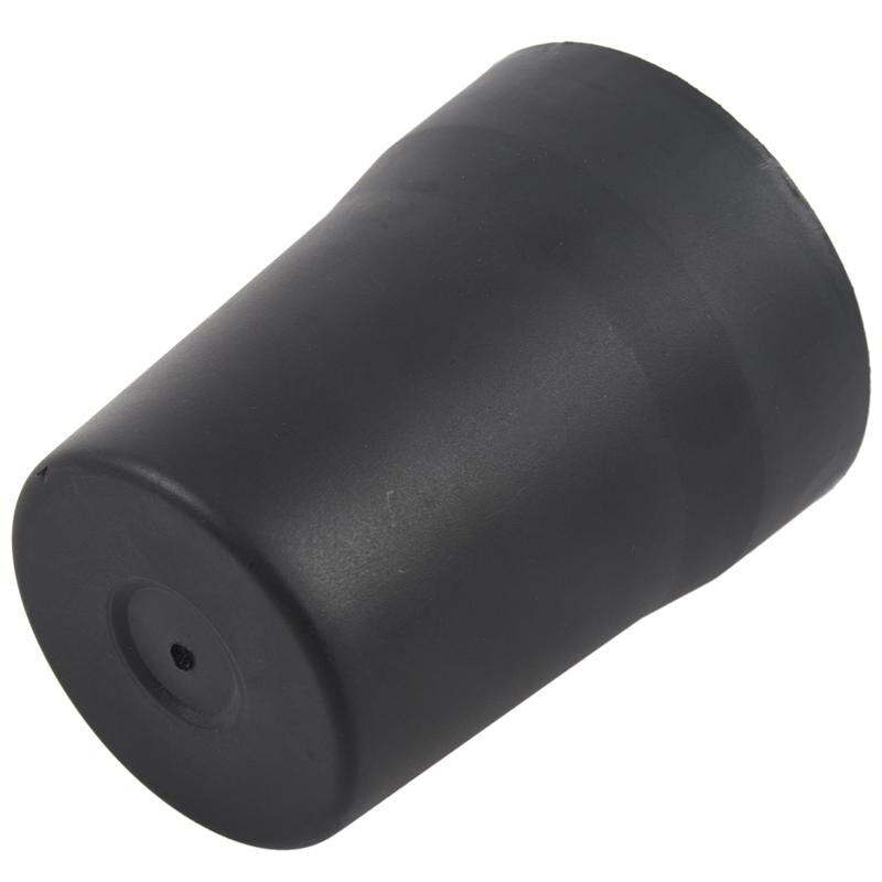 Glow in the dark beker-stijl zelfdovende sigarettenasbak - zwart