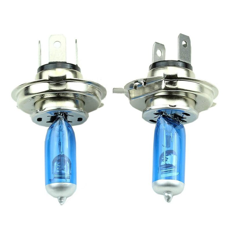 Bombilla de haz de luz HID bi-xenón, superblanca, H4, 55W, DC12V, alta potencia, bajo consumo, 6000K, piezas de coche, 267644, 2 uds.