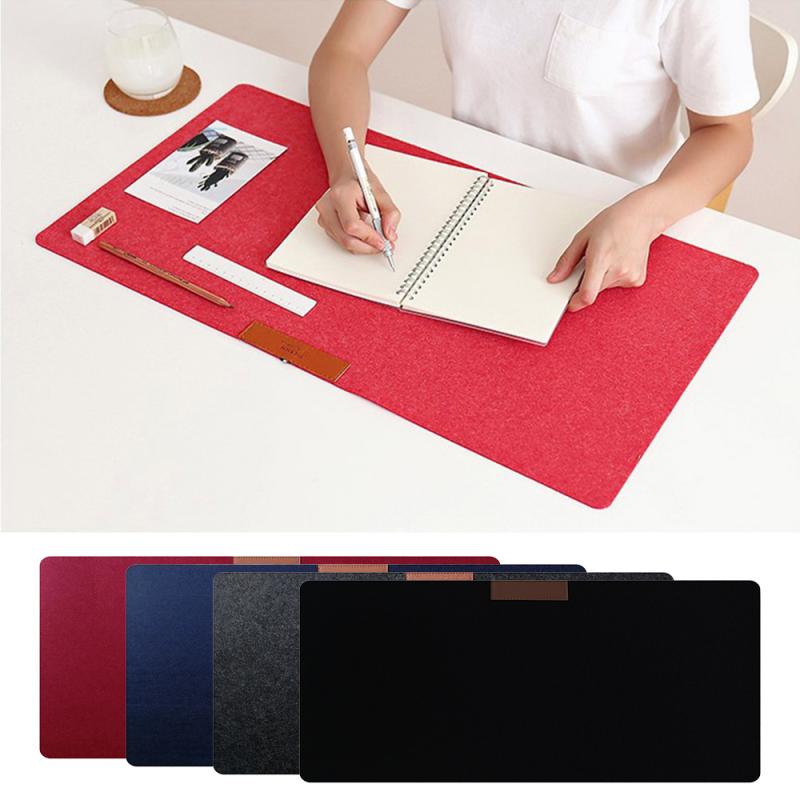 Extra Grote Muis Anti-Slip Toetsenbord Natuurlijke Vilt Pad Non-Woven Hand Warmer Muismat Bureau Pad Draagbare computer Muismat