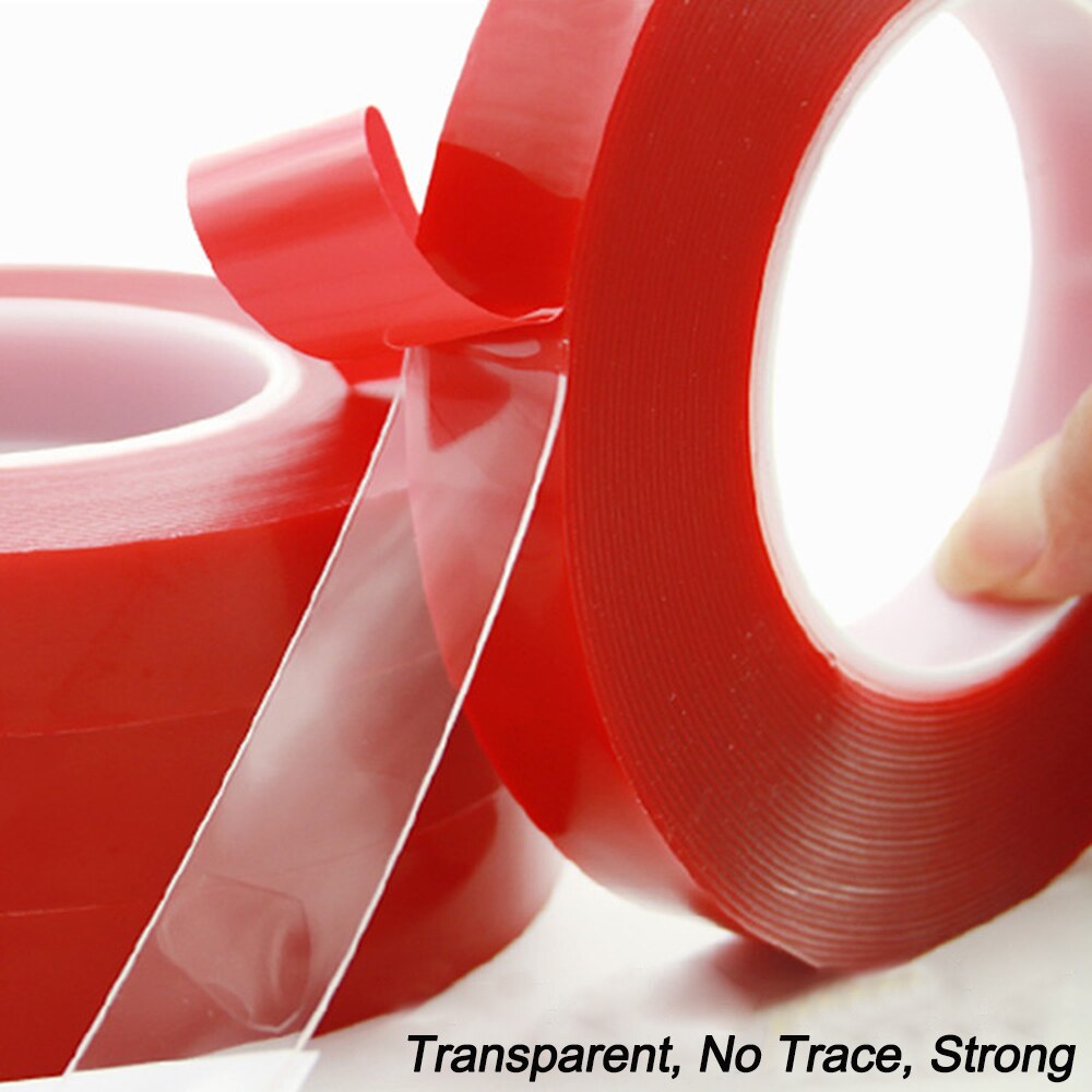 Acrylic Double Sided Adhesive Sticker 5 to20 mm 3 Meters Car Auto Tape Heavy Duty Mounting Tape Clear Industrial Outdoor Tape