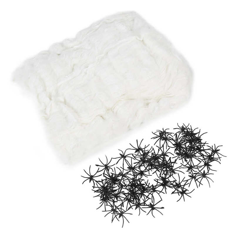 Halloween Stretch Spider Webs 800 Sqft Spooky Cobwebs Scary Cobweb Decor for Party Yard for Haunted House