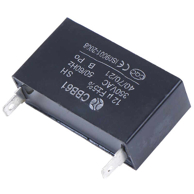 CBB61 12uF 50/60Hz 350VAC Fan Motor- Generator Kondensatoren Schwarz 12uF Generator Kondensator Generator