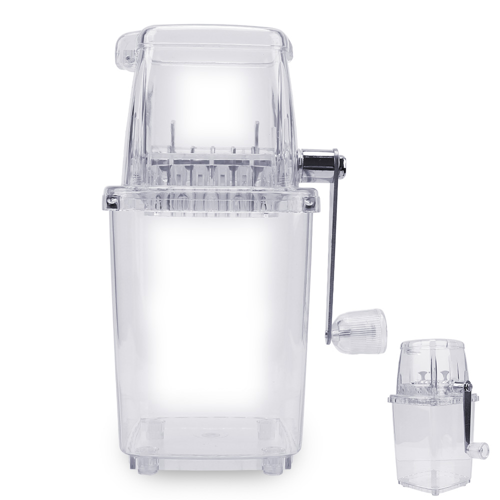 Máquina de hielo raspadora Manual multifunción, trituradora de hielo portátil, herramientas para el hogar, barra de cocina, capacidad de 1,25 l