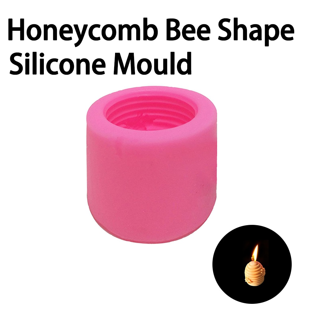 Honingraat Bee Vorm Siliconen Mal Diy Aromatherapie Gips Kaars 3D Silicone Mold Clay Ambachten Siliconen Fondant Taart Decoratie
