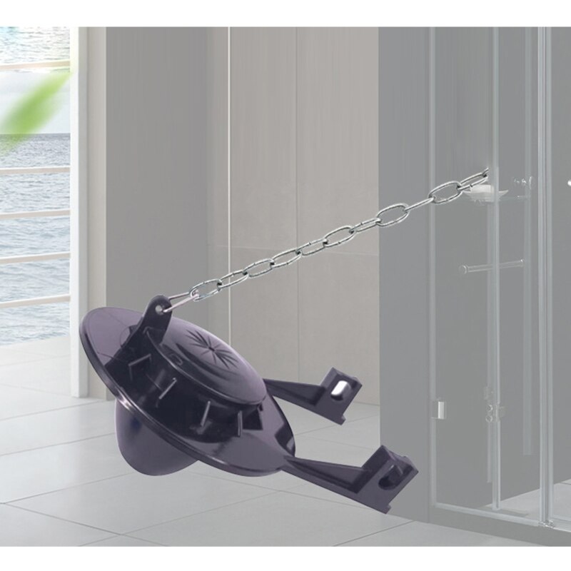 Toilet Flapper 2 inch Easy to Install with Chain &amp; Long Lasting Rubber Water Saving Flush Valve Toilet Leaking Flapper