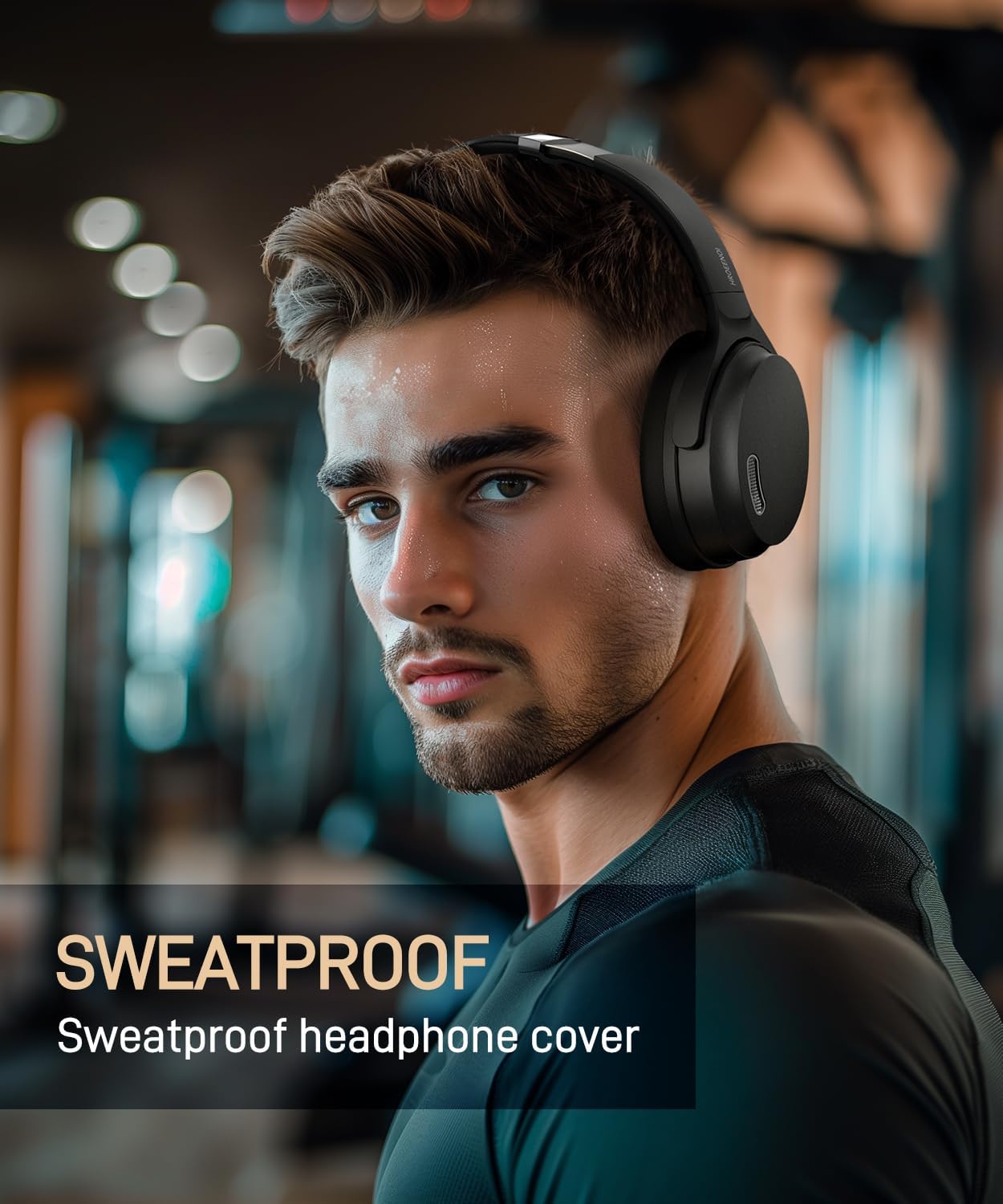 HROEENOI Draadloze Hoofdtelefoon Bluetooth 5.3 BASS Modus Koptelefoon HIFI 3D Stereo Headset Over het Oor Gaming Oordopjes JZ02