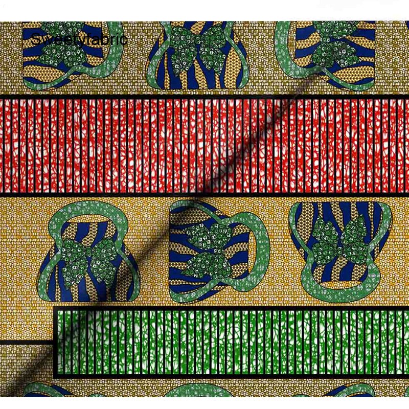 Afrikaanse Super Wax Bedrukte Katoenen Stoffen Ankara