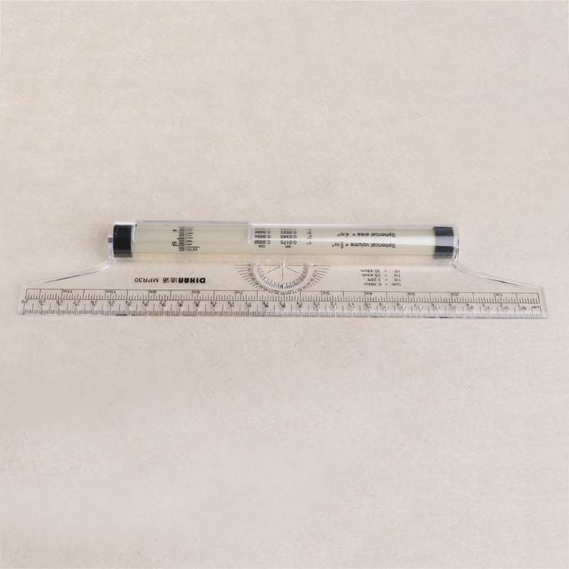 Rolling Parallel Ruler Foot Inch Metric Angle Rule Balancing Scale Multi-Purpose
