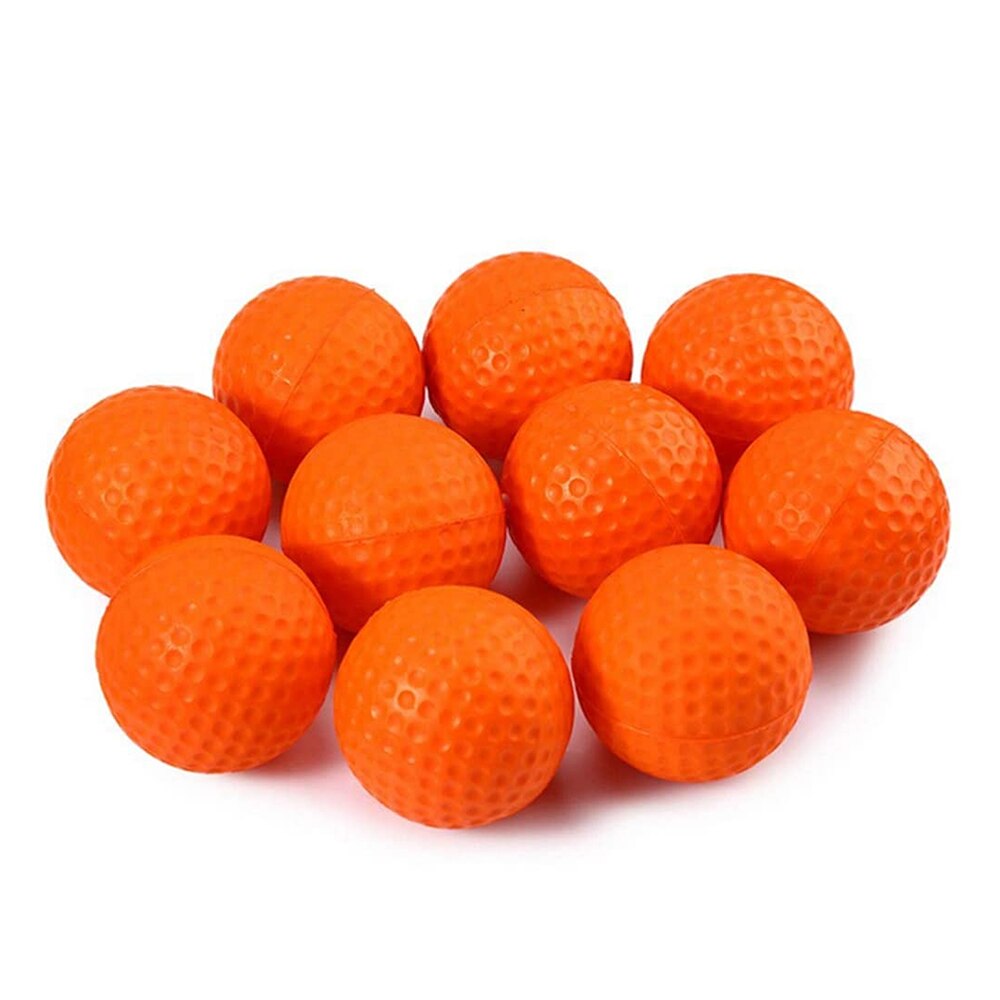 24 piezas de práctica de bolas de golf de espuma de poliuretano suave color de esponja pelotas de golf a granel elástico suministros de entrenamiento para interiores y exteriores