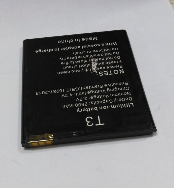 original vkworld T3 phone battery 2500mah 3.7V for Vkworld T3 5.0inch Android phone