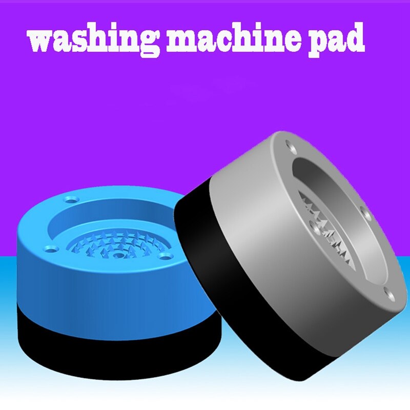 4 Stks/set Anti-Vibratie Voet Pad Wasmachine Rubber Pad Anti-Vibratie Pad Droger Universele Vaste Niet slip Mat