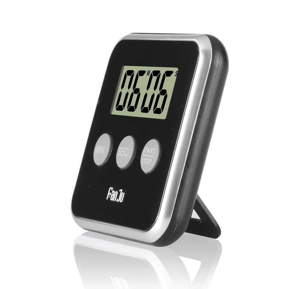 Reloj Digital temporizador digital temporizador y cronómetro digital despertador reloj de mesa escritorio cocina laboratorio temporizador electrónico con imán