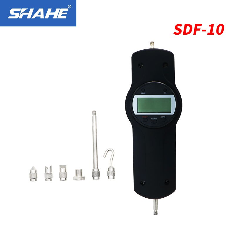 SHAHE SDF-10 Digital Force Gauge 10N Economic Dynamometer Force Gauge Push and Pull Tester Meter Measuring Instruments