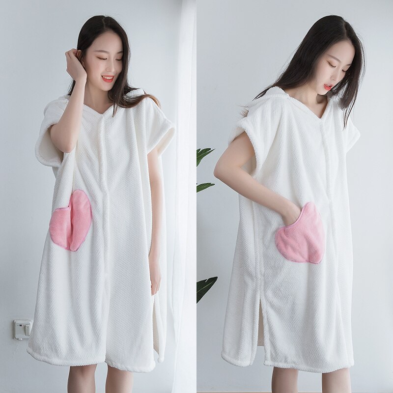 Robe de plage à capuche, serviette de bain à absorption rapide, serviette de plage, Sport de plein air, souple et tactile, Poncho, poche de cape de natation