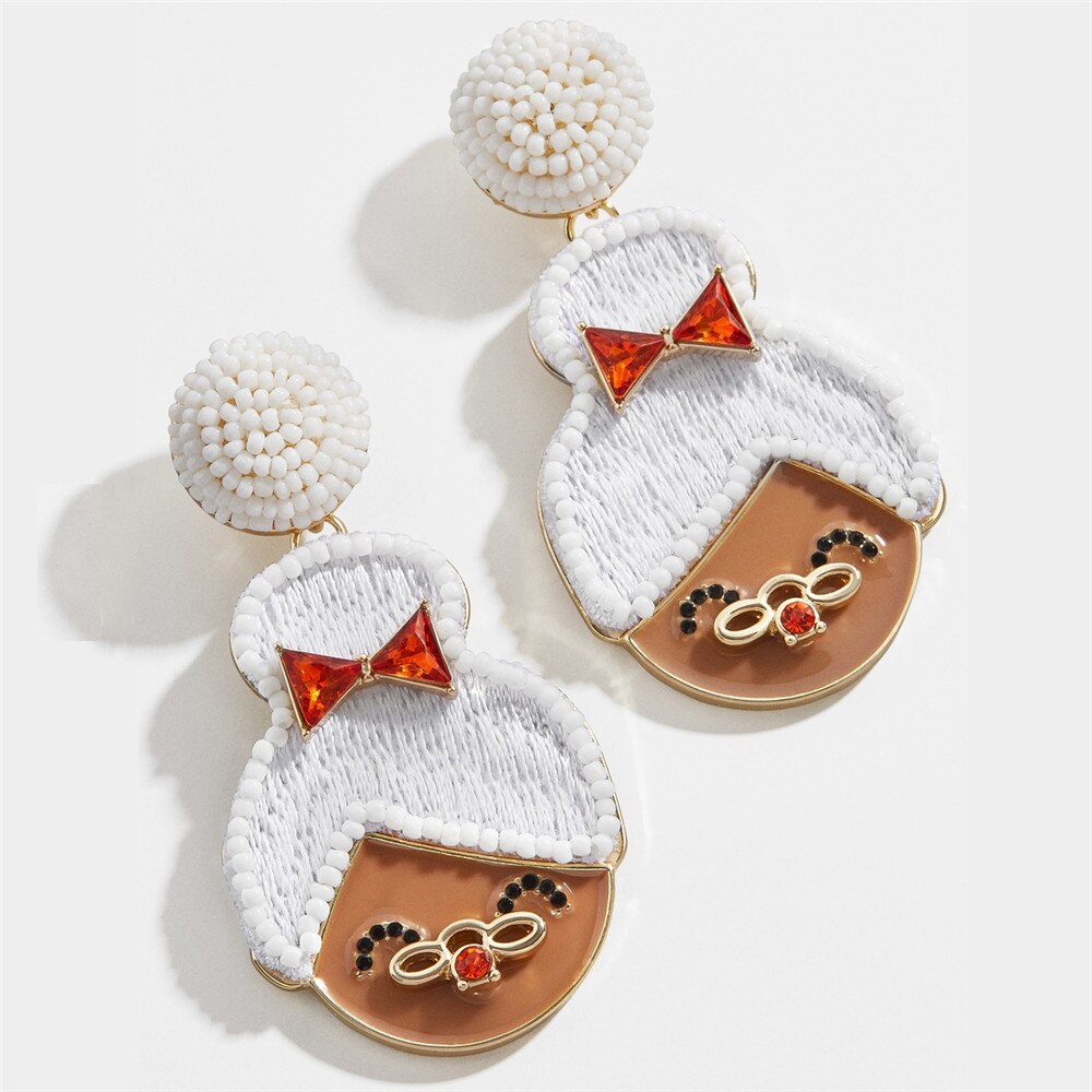 Beste Dame Bb Trendy Geliefde Notenkraker Clara Statement Oorbellen Voor Vrouwen Lavish Kerst Vriendin Giftsjewelry: Style6