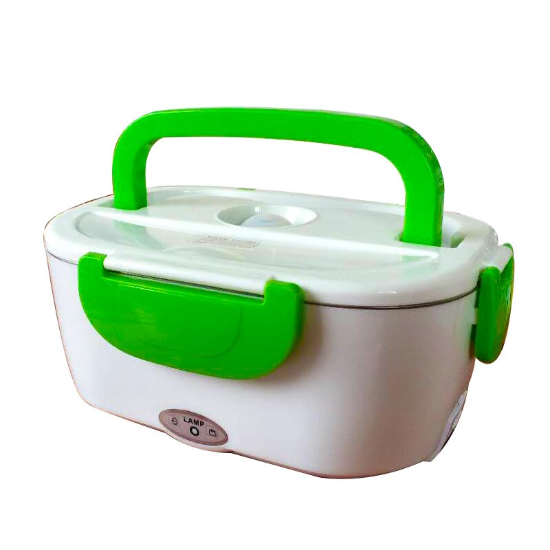 1.5L Lunch warmer healthy travel student pot electric multi cooker mini rice cooker mini cooking pot electric electric: green / US