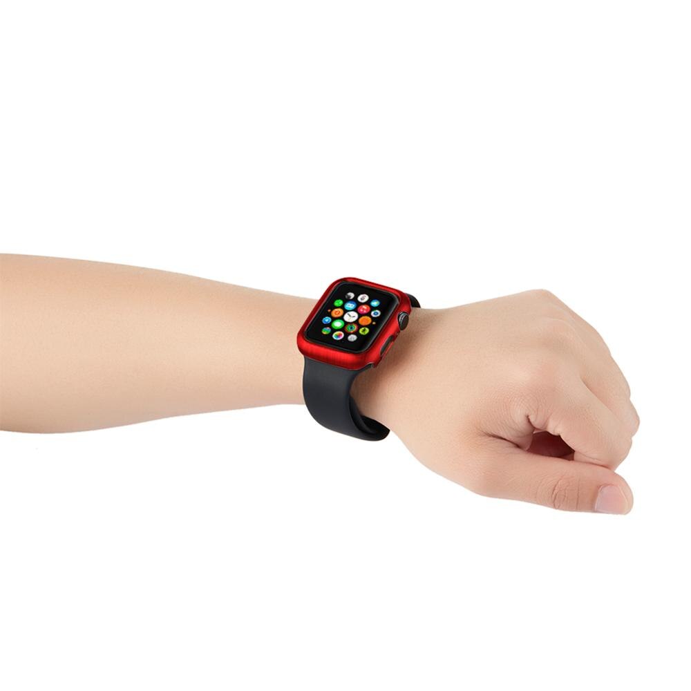 Ur cover cover til apple watch 5/4/3/2/1 40mm 44mm scratch pc matels covers til iwatch series 3 2 42mm 38mm tilbehør