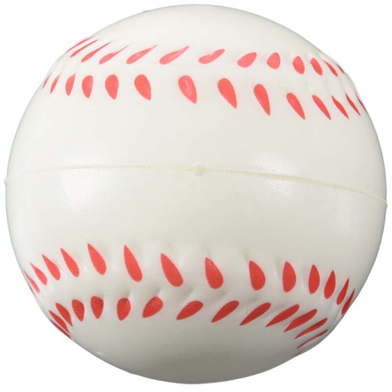 White Baseball Stress Ball